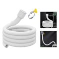 thumbnail image 3 of CNKOO Washing Machine Water Pipe Hose Faucet Pipe Air Conditioning Drain Pipe Faucet Extension Connector Hose For Bathroom Kitchen 1m, 3 of 8