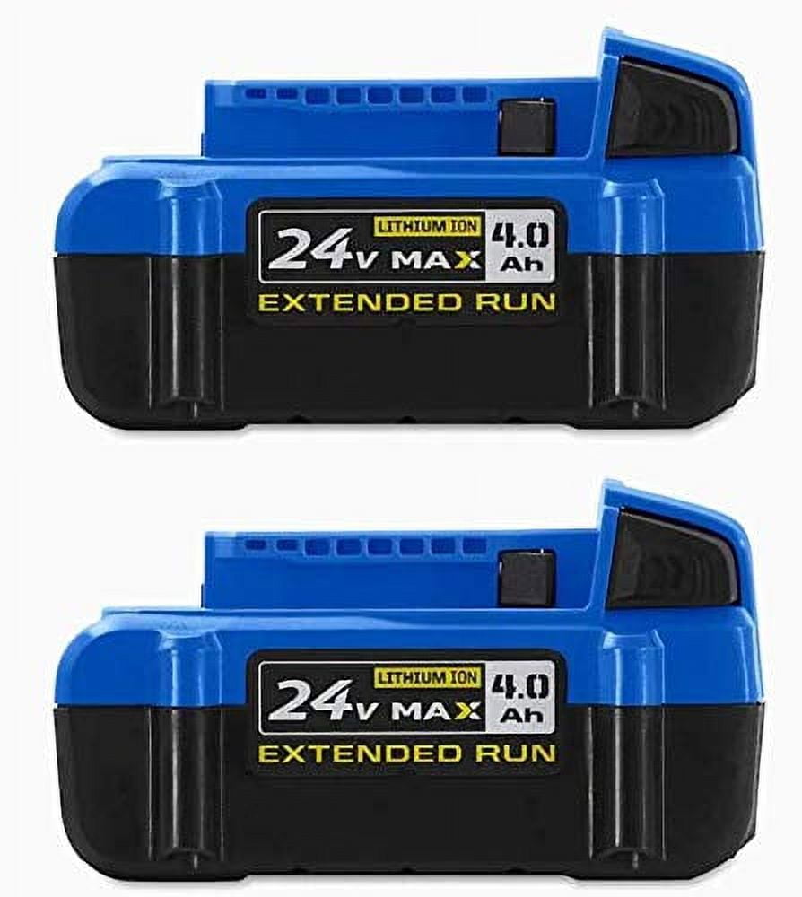 Kobalt 24V Max 4.0Ah Li Ion Power Tool Battery with Charge Status Indicator and Overcharge Protection Walmart