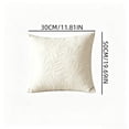 thumbnail image 3 of Soft Comfortable Leaf Embossed Pillow Cover Elegant Decorative Cushion Case For Sofa Bed Living Room Bedroom Office And Home Decoration, 3 of 6