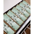 thumbnail image 7 of Stair Treads for Wooden Steps,Green Floral Peel and Stick Stair Treads with Adhesive,Country Rustic Ombre Painting Art Watercolor Non Slip Indoor Stairs Runner Rugs Mats for Elders Dogs 8"x30" 4PCS, 7 of 7