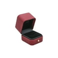 thumbnail image 1 of Caja Anillo Cuadrado Fileteado Esquina Cajas vintage románticas Suministros de almacenamiento de joyas Caja de propuesta para el hogar Recuerdo Almacenamiento y organización del hogar Rojo oscuro Cateissary HA075572-01, 1 of 6