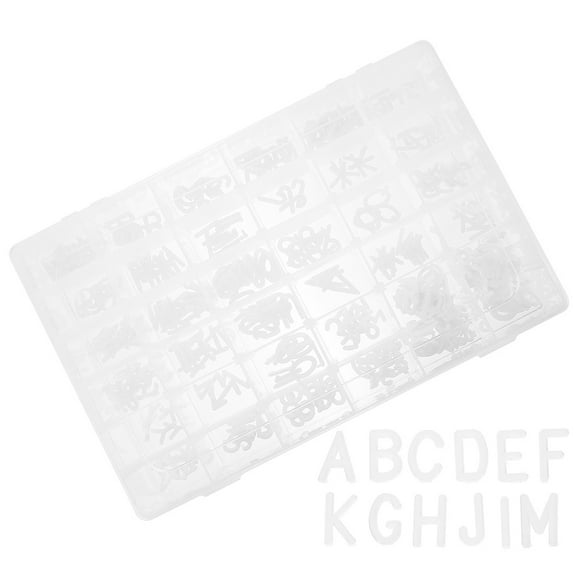 SOPOTUTU Transparent Plastic Bulletin Board Letters, 2 Sets for Classroom, Office, Home, School Decoration and Organization