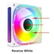 thumbnail image 2 of CPU Cooler 120mm 5V 3Pin ARGB Sync Fan 12V 4 Pin PWM (Reverse) Blanco FLhrweasw Nuevo, 2 of 9