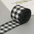 thumbnail image 3 of Christmas Ribbon Portable Party Decoration Classic Plaid House Decorations Exquisite Decorative Accessories for Celebration 6 Width 4cm, 3 of 7