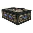 thumbnail image 4 of Mystic Raven Crow Crescent Moon Wicca Divination Ornate Tarot Cards Trinket Box, 4 of 9