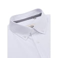thumbnail image 5 of sogami Men's Casual Oxford Long Sleeve Shirt Button Down Collar Cotton Shirt, 5 of 7