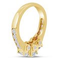 thumbnail image 2 of Bague Trois Pierres Diamond de 2,00 Ctw en Or Jaune 14 K, 2 of 2