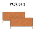 thumbnail image 2 of COVERS&ALL Rectangle Cushion Cover 600 D Patio Chair seat Cover Pack of 2 Water Resistant, Durable Polyester Fabric with Locking Zipper and Ties at Corners. (5" H X 59" W X 24" D, Des - 01), 2 of 8