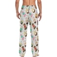 thumbnail image 2 of HPINK-T Mens Sleep Pajama Pants Set Bottoms Capybara Fleece Lounge Sleepwear PJs S, 2 of 7