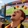 thumbnail image 4 of Diadema con lazo con la bandera de la Copa del Mundo de EE. UU., Canadá y México, decoración para fiestas de fanáticos, diadema con bandera, diadema de plástico, 4 of 6