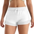 thumbnail image 2 of Athletic Running Shorts for Women Lightweight Breathable Elastic High Waist Moisture Wicking Workout Yoga Gym Shorts, 2 of 5