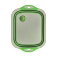 thumbnail image 1 of Tabla de cortar plegable Strade Fareast Limited cesta de almacenamiento multifunción L verde, 1 of 8