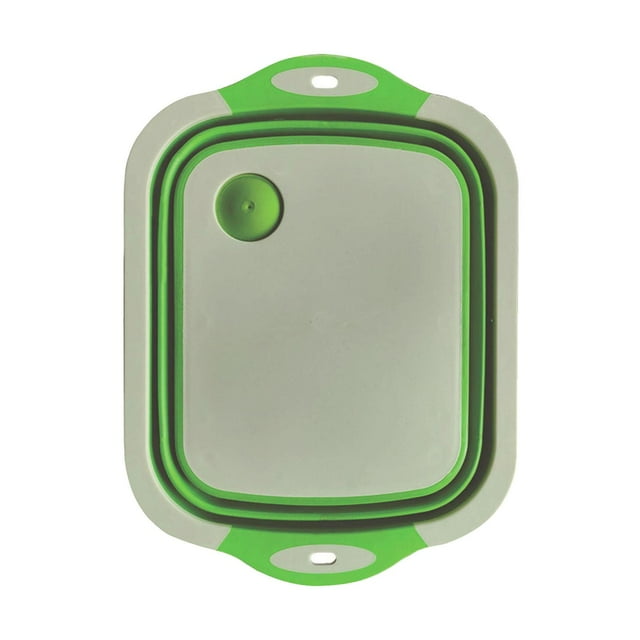 Tabla de cortar plegable Strade Fareast Limited cesta de almacenamiento multifunción L verde