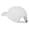 thumbnail image 3 of Celtic Cross Embroidered Washed Cap - White OSFM, 3 of 5
