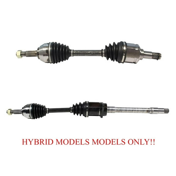 Front Left & Right Side CV Drive Axle Shaft for Nissan Altima 2.5L Hybrid 07-11