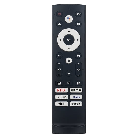 ERF3M90H Replacement Remote Control, Fit for Hisense 4K Smart TV 43A6H 43A65H 43A68H 50A65H 50A68H 50A6H 55A6H 65A6H 75A6H 43A53FUA 50A62GUA 55A53FUA 65A66GUA 75A62GUA 43A53EUA 50A53FUA 55A66GUA