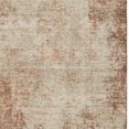 thumbnail image 5 of HomeRoots 612353 5 x 8 ft. Orange & Beige Abstract Washable Indoor & Outdoor Rectangle Area Rug, 5 of 5