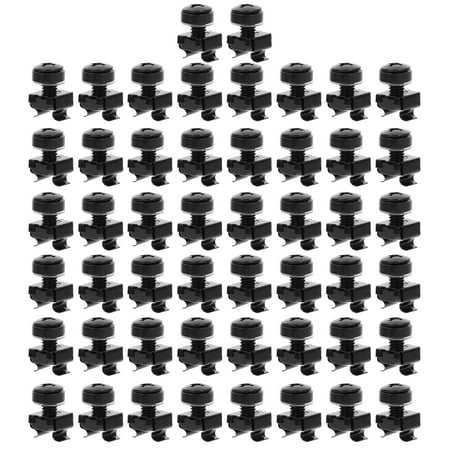 

50 Sets Professional Cage Nuts Practical Cage Nuts and Screws for Machines