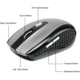 thumbnail image 4 of PEAKTREND 2.4GHz Wireless Mouse Portable Intelligent Gaming Mouse Optical Scrolling Player Mice USB Receiver for PC Laptop - Grey, 4 of 7