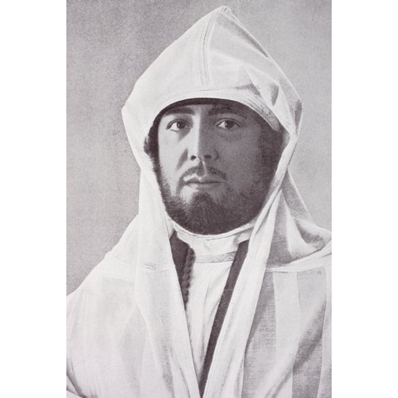 Abd Al-Aziz 1878 - 1943 Sultan Of Morocco From 1894 To 1908 Until Deposed By His Brother From La Esfera 1914 Canvas Art - Ken Welsh  Design Pics (24 x 36)