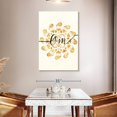 thumbnail image 3 of Elephant Stock Namaste Iii Wall Art - Vertical Canvas Wall Art - Living Room Wall Decor - Inspirational And Typography Canvas - Gold And Beige Decor By Veronique Charron - 32" x 48", 3 of 8