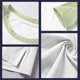 thumbnail image 4 of Blusas y camisas de manga larga con cuello redondo para hombre, color liso, para correr al aire libre, manga larga, cuello redondo, sudadera con capucha para ejercicio, top de poliéster para hombre., 4 of 5