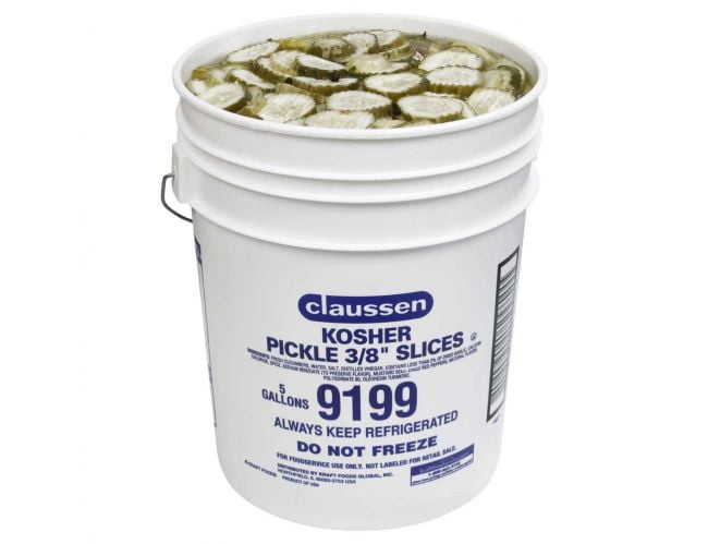 Claussen Sliced Pickle, 5 Gallon - 1 each. - Walmart.com - Walmart.com 5 Gallon Bucket Of Sliced Pickles
