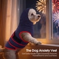 thumbnail image 7 of ROZKITCH Dog Anxiety Vest with Hood,Adjustable Thunder Jacket for Small Dogs,Comfort Dog Calming Vest for Fireworks,Thunderstorms,Separation and Vet Visit,NavyBlue,XS, 7 of 7