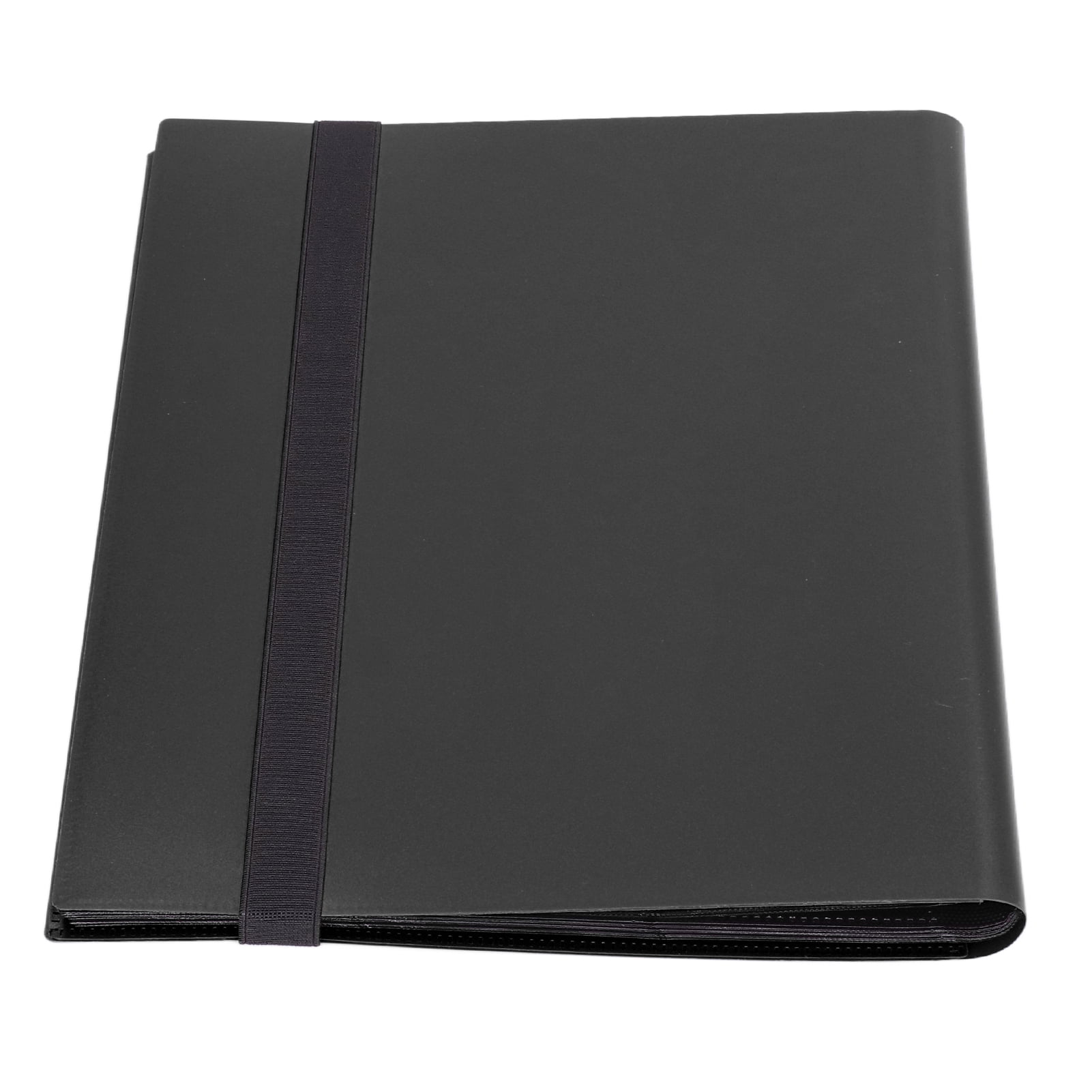 Card Binder, Card Collection Storage Album 20 Pages 9 Pocket For Home For Game Card Black