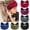 Dark blue, variant on Women's Wide Boho Headbands, Elastic Knotted Turban Head Wraps, Leopard Print Non Slip Stretchy Hair Bands, Fashion Workout Sweatbands for Yoga Running Daily Hairstyle, Multi Pack