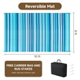 thumbnail image 6 of BERTHMEER Large Outdoor Plastic Rugs on Sale Clearance 8'x10' for Patio Waterproof Deck RV Pool Balcony Rugs, Blue, 6 of 6