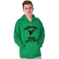 thumbnail image 5 of Handstand Posse Lets Play Gymnastics Zip Hoodie Sweatshirt Men Brisco Brands 5X, 5 of 6