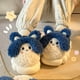 thumbnail image 1 of Lindas pantuflas de animales para mujer, zuecos con forro térmico, pantuflas de invierno para interior y exterior, pantuflas de felpa suave para el hogar de 24,5 cm, 1 of 5