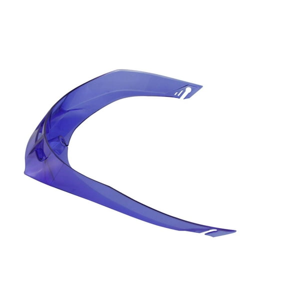 Motorcycle Helmet Rear Spoiler PC Trim Parts Helmets Spoiler Replacement for Grp Helmet Rear Spoiler for GP Knife Shape Blue