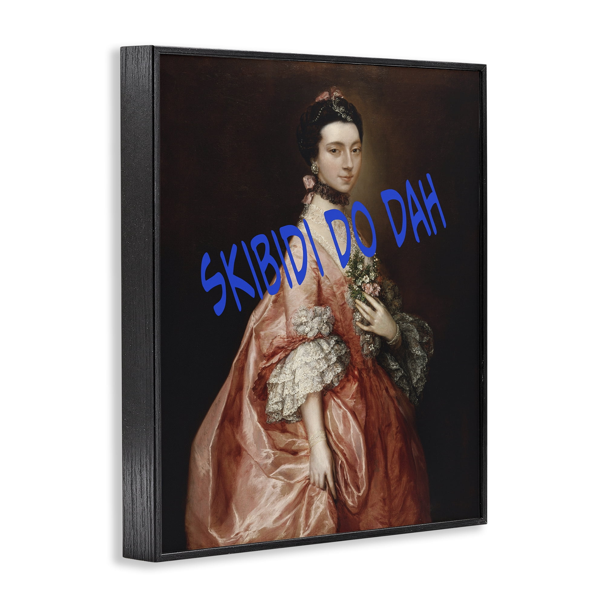 Stupell Industries Iconic Skibidi Do Dah Black Framed Giclee Art, design by Grotto Studios