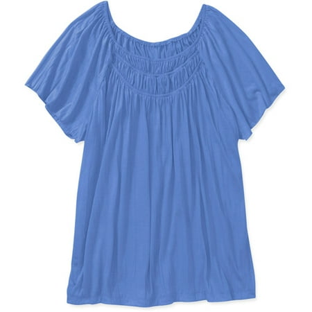 Womens Plus-size Crinkle Pe