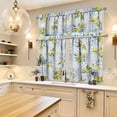 thumbnail image 5 of Lemon Kitchen Curtains Set for Windows - Summer Kitchen Decor, Sink Window Valance, 3 Piece Set, 54x36 Inches, 5 of 7