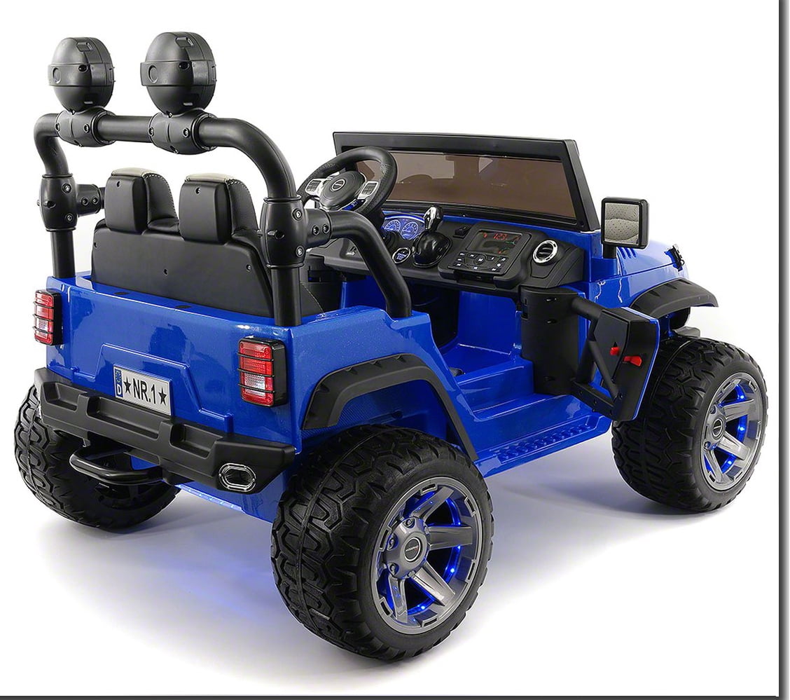 2 seater ride on car with parental remote control walmart