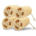 thumbnail image 1 of Xiao Hua Esponja de lufa natural orgánica de 6 piezas, esponja de lufa sin blanquear, exfoliante de ducha ecológico, adecuado para la limpieza profunda y el cuidado de la piel del cuerpo., 1 of 5