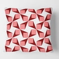thumbnail image 2 of Designart Retro Geometrical Abstract Minimal Pattern XIII' Mid-Century Modern Throw Pillow - 18x18, 2 of 2