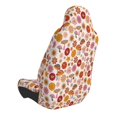 thumbnail image 2 of Wukai Fall 70s Groovy Hippie Full Set Car Seat Covers with Soft Padding Universal Auto Front Seats Protector and Cushion Mat, 2 of 5
