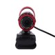 thumbnail image 2 of 12MP HD Clip-on Webcam with 360° Rotating Stand and Built-in Microphone for PC, Red, 2 of 4