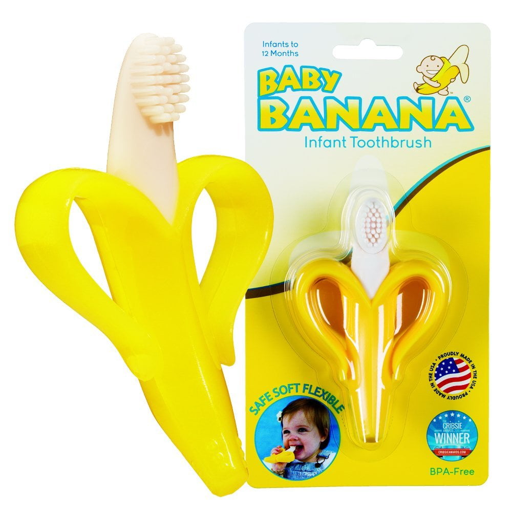 baby banana infant toothbrush