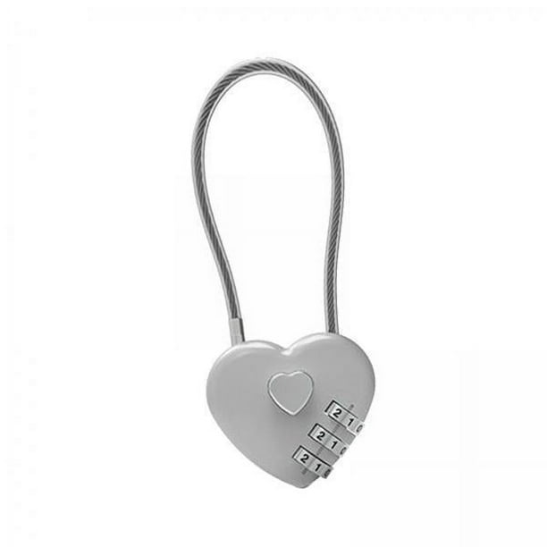 2x de Corazón con de Amor, Pequeño de Metal en Forma de Corazón, en Forma de Corazón, Recuerdo para él, Novio, Marido, , Gris 2 piezas