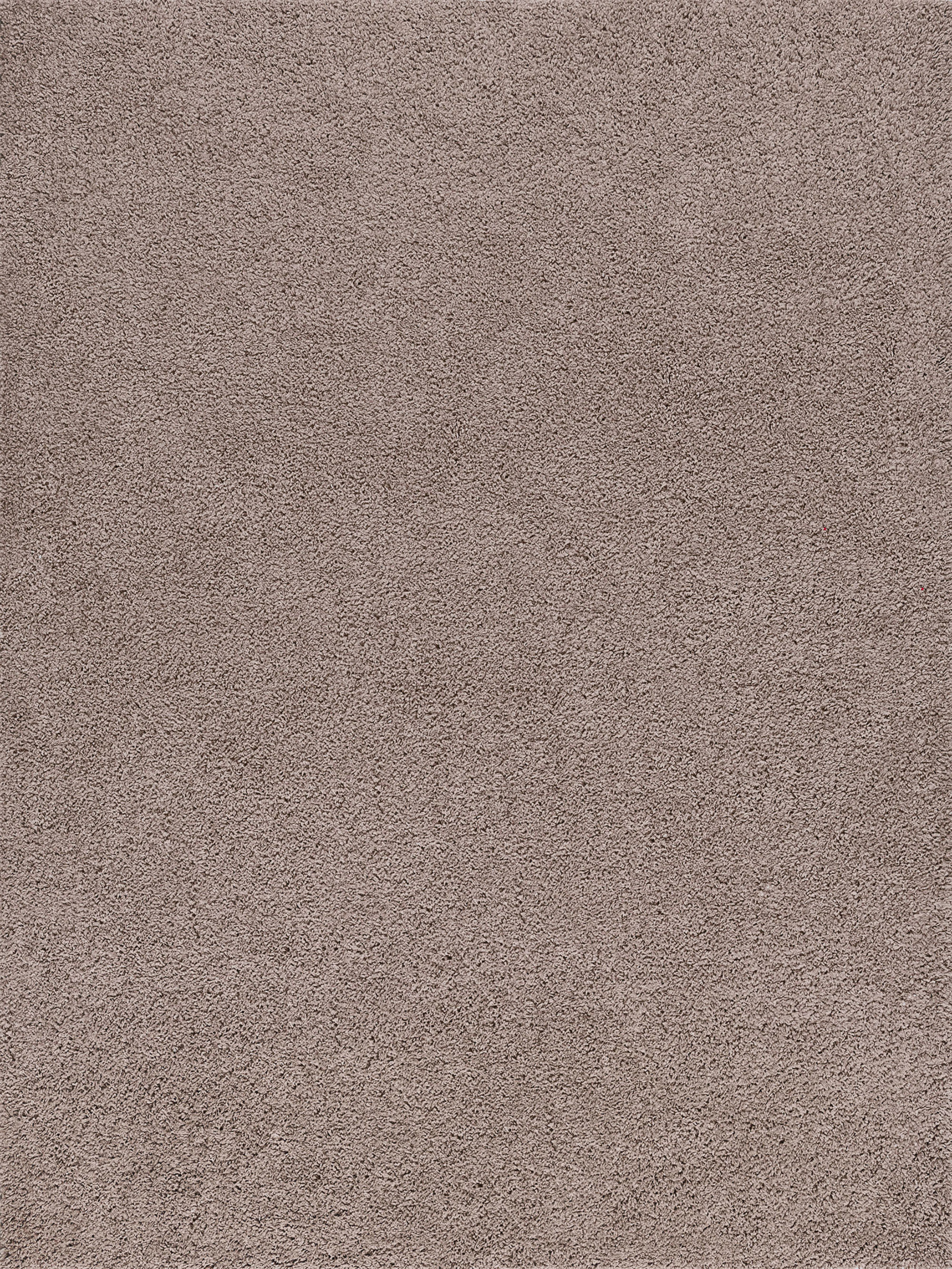 Transitional 3x5 Area Rug Shag Thick (3'3'' x 5') Solid Tan Indoor Rectangle Easy to Clean