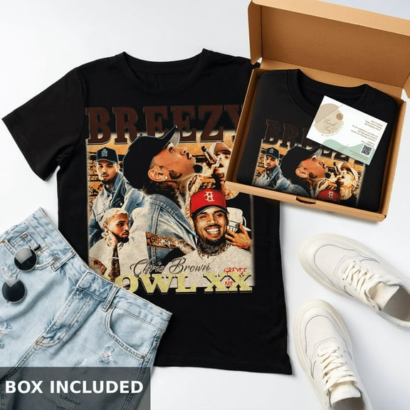 Chris Brown Shirt | 2025 Breezy Bowl XX Tour T-Shirt | Vintage Style Graphic Tee for Fans | Chris Brown Concert Merch