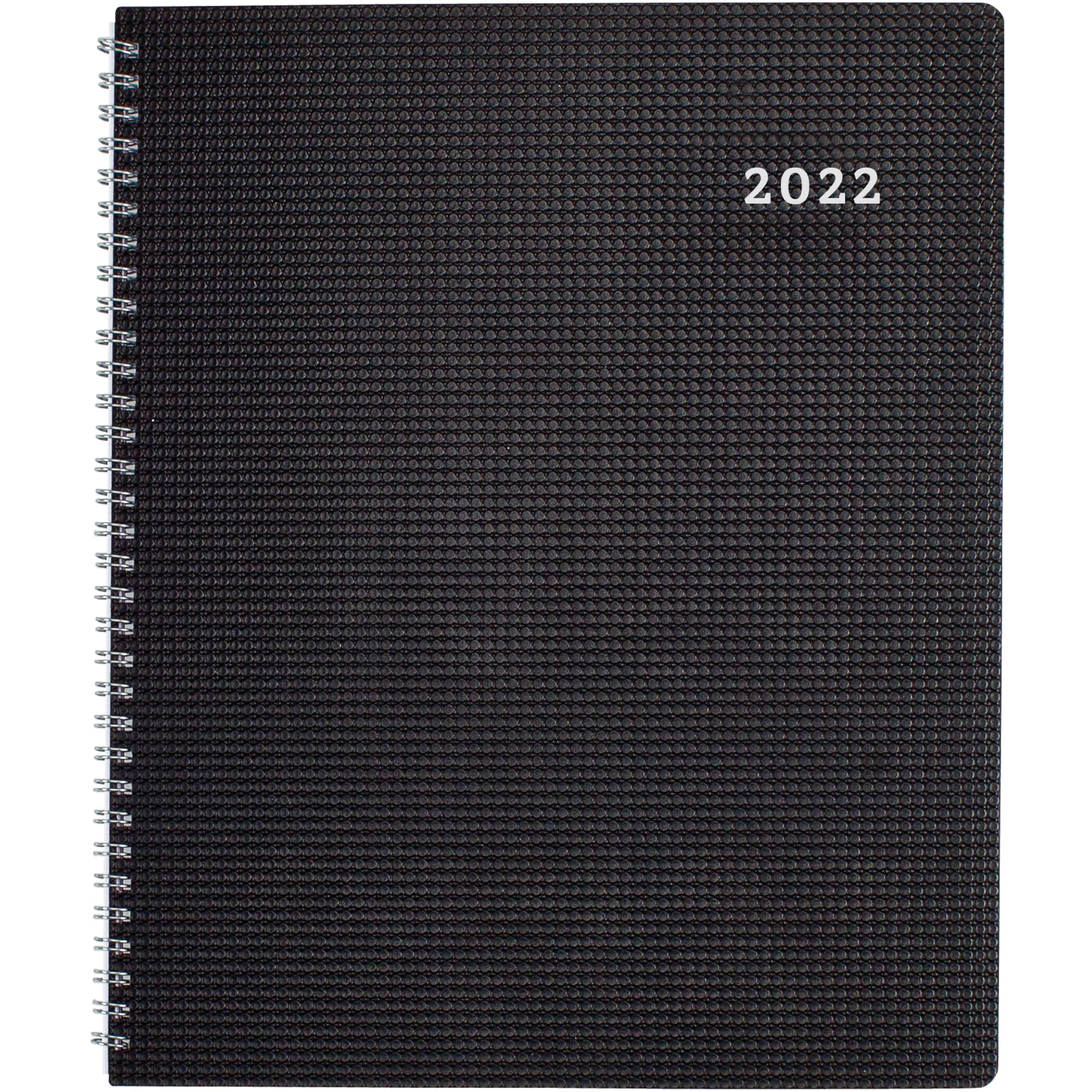 Brownline® DuraFlex Weekly Planner, 8-1/2' x 11', Black, January To December 2022, CB950V.BLK