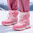 thumbnail image 4 of Stepedia Kids Boys Girls Winter Snow Boots Waterproof Outdoor Warm Faux Fur Lined Boots, 4 of 10