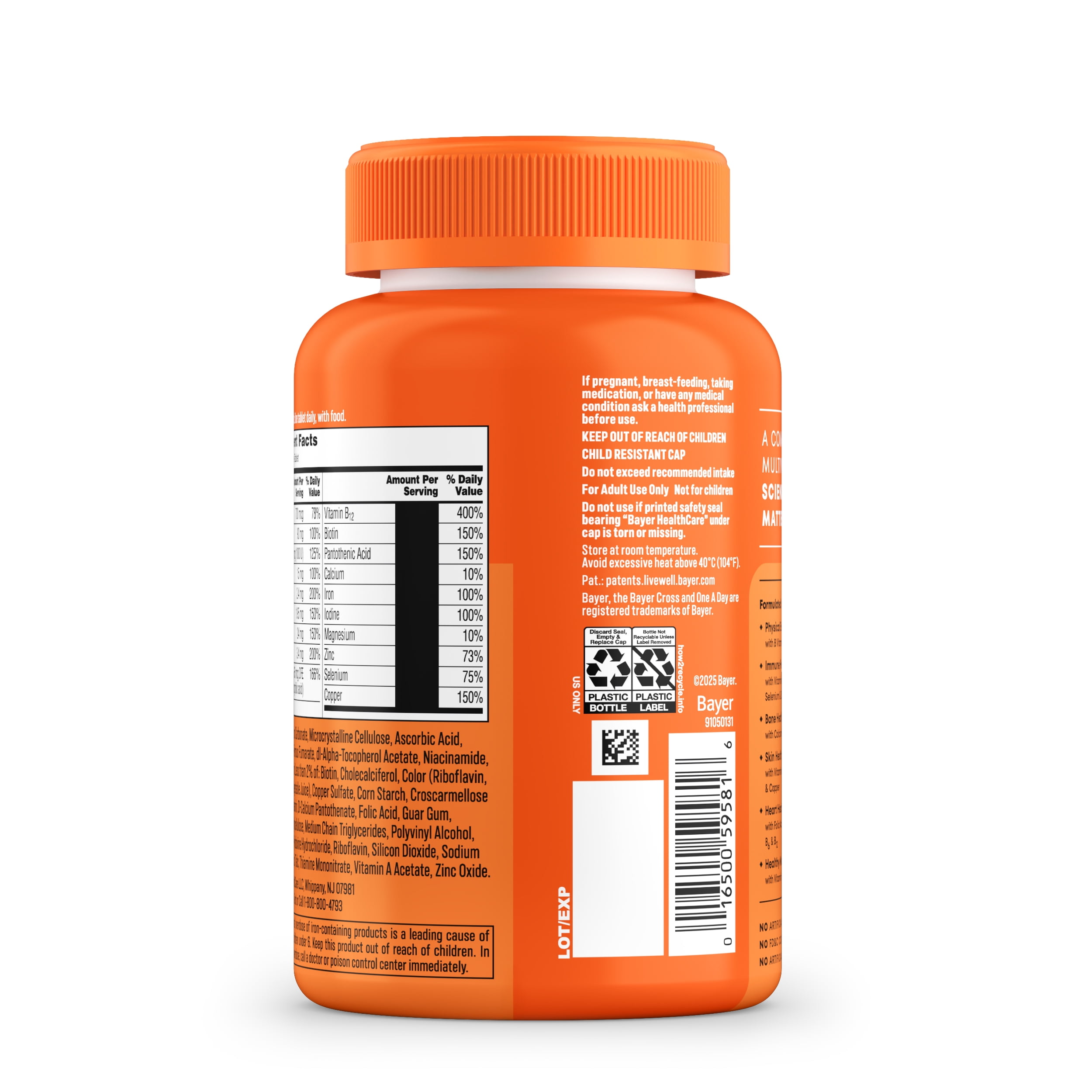 One A Day Multivitamin for Women with Biotin, & Skin Health Support, 200 Count