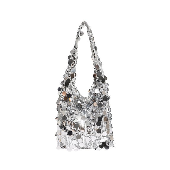 Fashionable Glitters Office Bag Spacious Work Bag For Professionals Comfortable Shoulder Purse Daily Commute Essential
